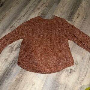 Kohl's Women's Rust Crew Neck Sweater